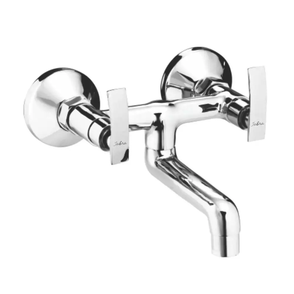 Jabra Non-Telephonic Mixer Soft Series Brass Chrome Finish Wall Mount Silver