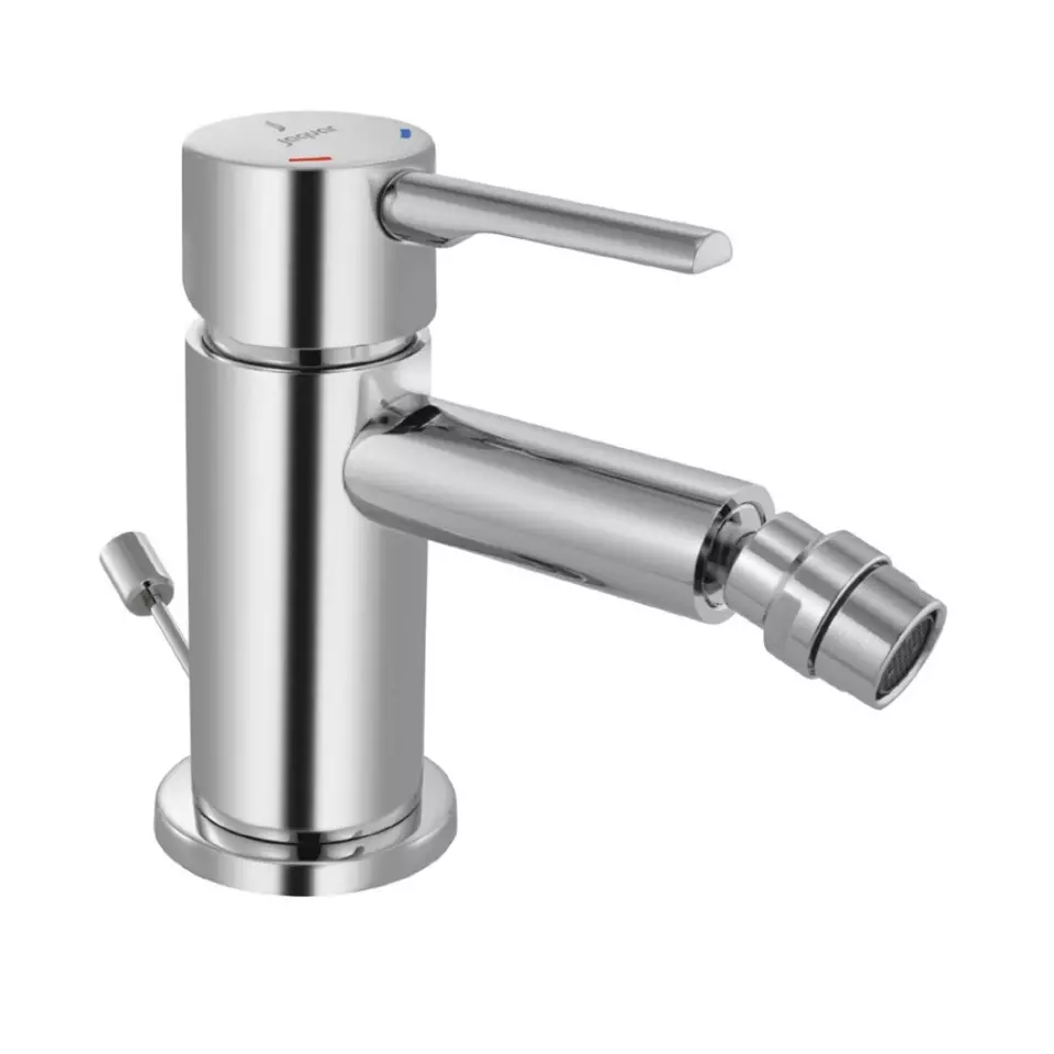 Jaquar Hole Bidet Mixer with Popup Waste System Florentine Prime Series Chrome Finish, FLP-5213BPM