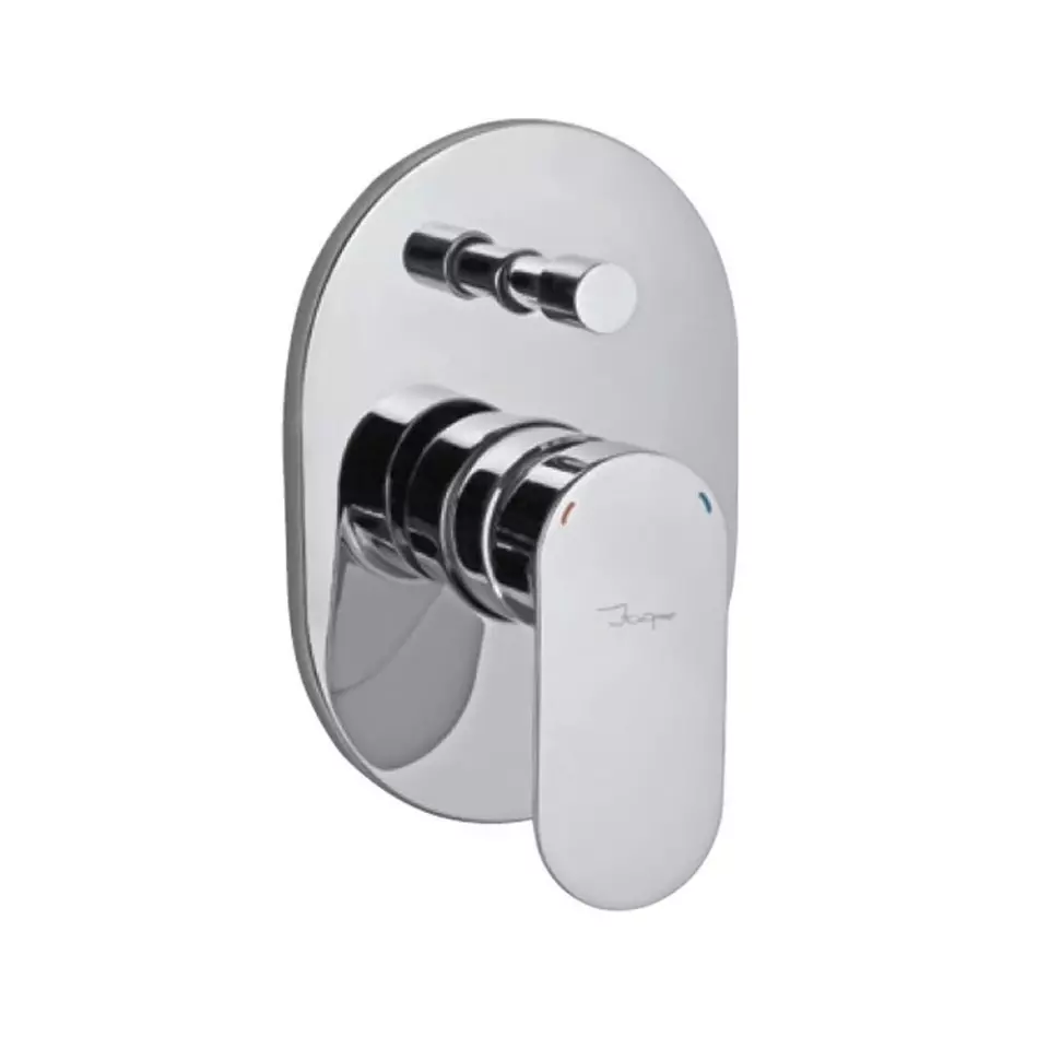 Jaquar Exposed Parts Kit of Diverter Opal Prime Series Chrome Finish Deck Mount, OPP-15065MKPM