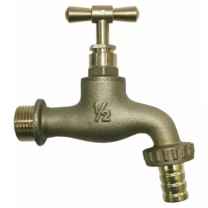 WATTS Brass Twist Handle Gardening Tap 1/2in, 136904