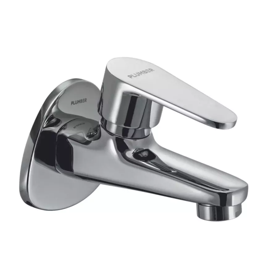 PLUMBER Vine Series Bib Cock with Wall Flange, VE-2103-N