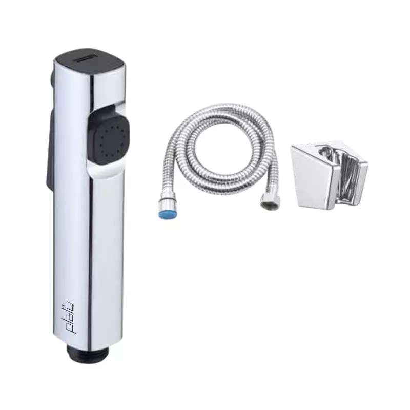 PLATO MARTIN (2 Flow Magic) Series Health Faucet Set with Wall Hook & 1 m SS 304 Tube, 7330