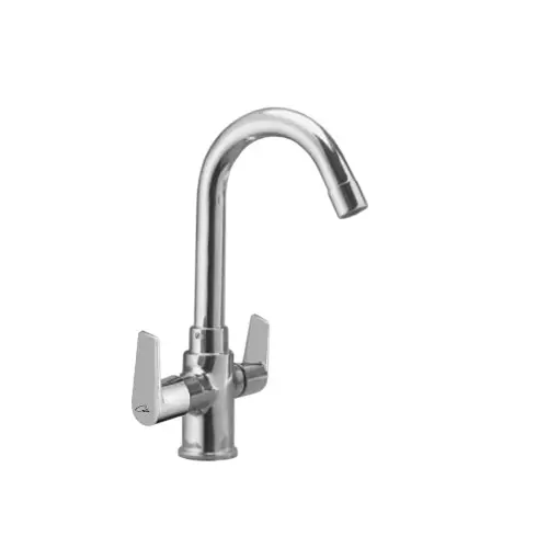 CASLLA Center Hole Basin Mixer Croma Series Brass Chrome Finish Silver, COA-CHR-872309