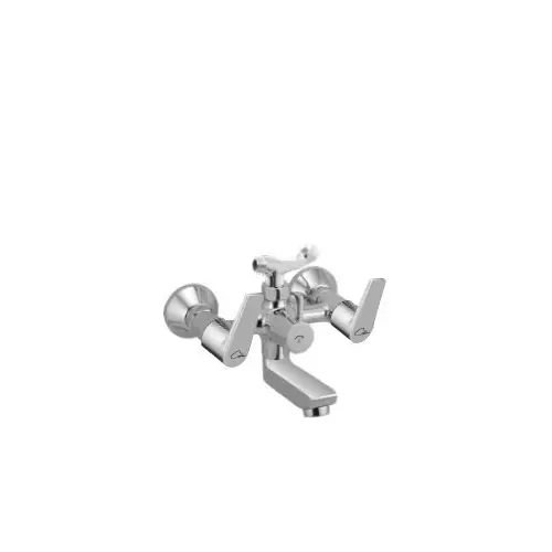 CASLLA Wall Mixer with Provision for Telephonic Shower Croma Series Brass Chrome Finish Silver, COA-CHR-872313
