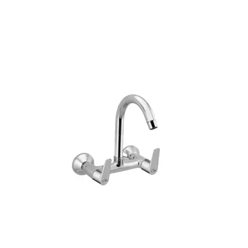 CASLLA Sink Mixer with Swinging Spout Croma Series Brass Chrome Finish Silver, COA-CHR-872323