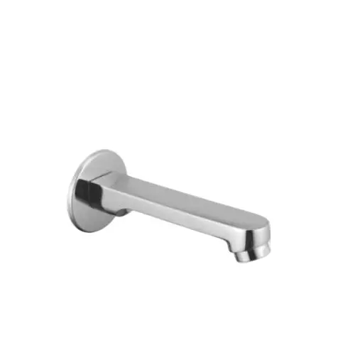 CASLLA Bath Tub Spout with Wall Flange Conza Series Brass Chrome Finish Silver, CNA-CHR-732307