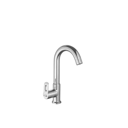 CASLLA Swan Neck with Swinging Spout Coupe Series Brass Chrome Finish Silver, CPE-CHR-742310