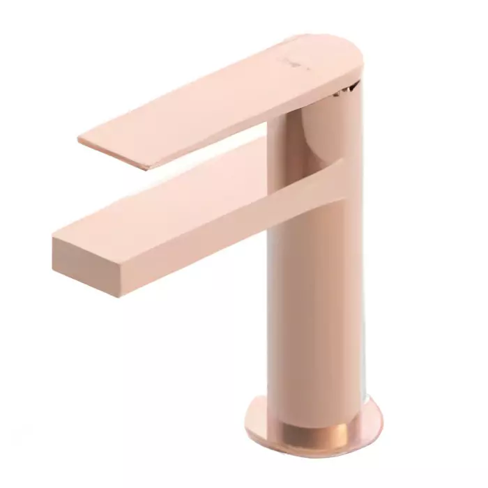 IVAS Single Lever Basin Mixer Azure Rose Gold Deck Mount for Bathrooms, IM12009784