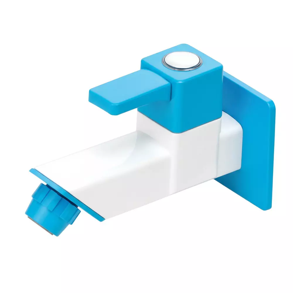 FITVIT Short Body Taps Square Series PTMT Wall Mount