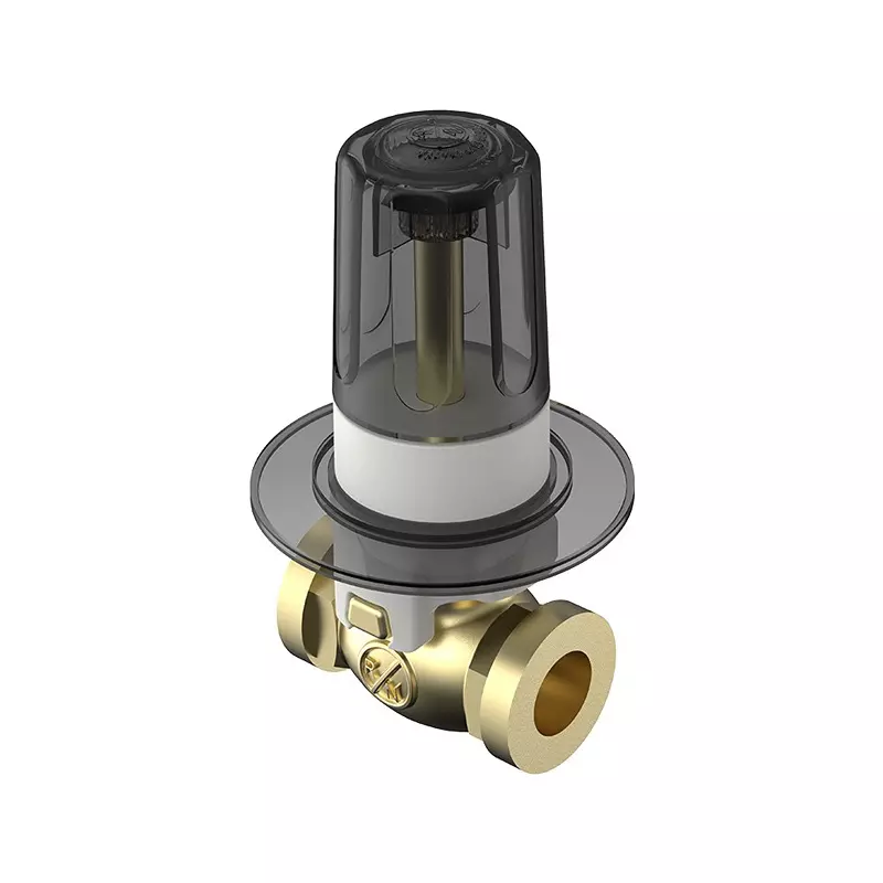 RN Concealed Stop Tap Brass White Charcoal 3/4 Inch (20 mm) Size for Kitchen & Bathroom Use, RNSAF21F05