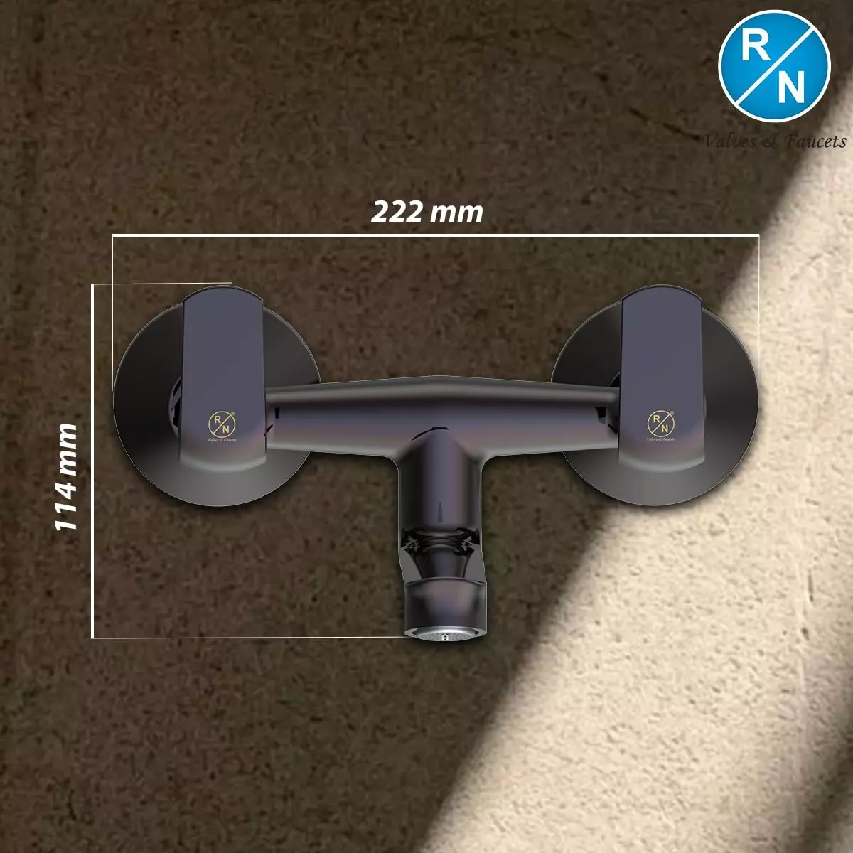 rn-wall-mixer-non-telephonic-shower-tap-black-wall-mounted-stainless-steel-12-inch-15-mm-size-for-bathroom-toilets-use-rnsop28g17