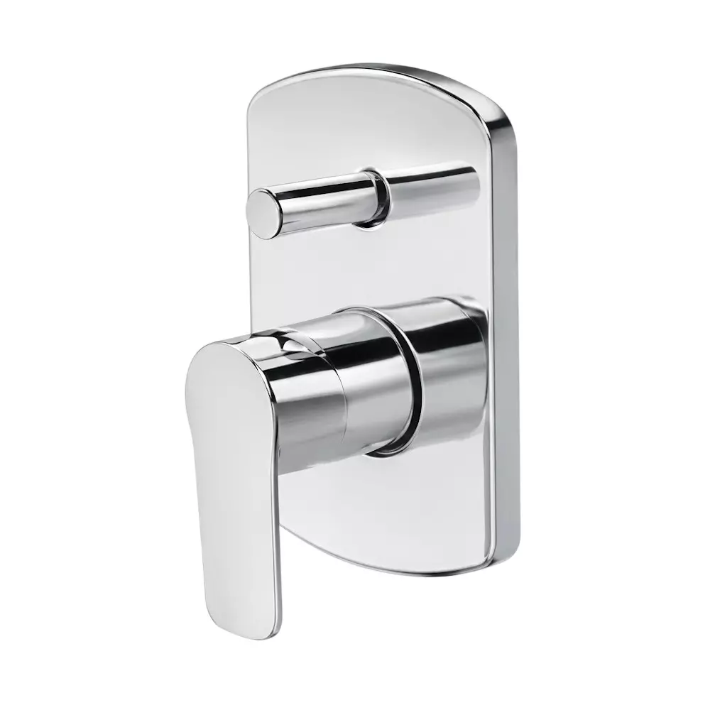 IVAS Elanza Single Lever Expose Tap Wall Mounted Chrome Finish Silver for Bathroom & Toilets Use, IM12008840