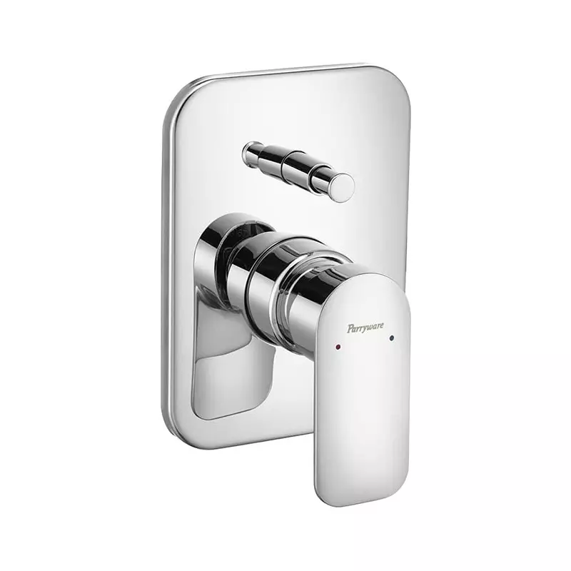Parryware Cardinal Ultra High Flow Diverter Upper Trim Stainless Steel Chrome Finish, G5486A1