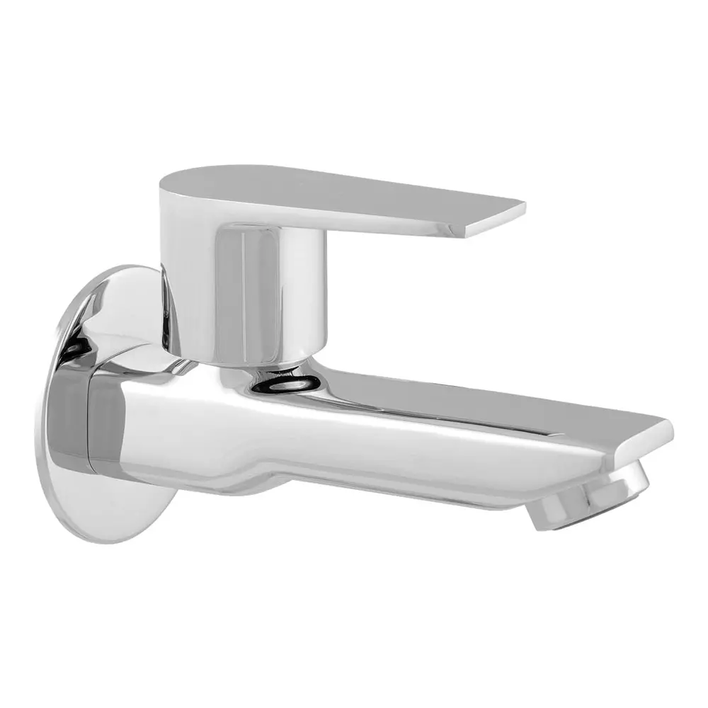 Parryware Praseo Bib Tap Stainless Steel Chrome Finish with Wall Flange, T1370A1