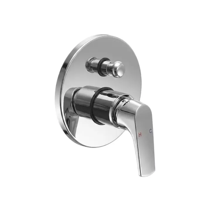 PLUMBER Ecoline Series Estel Range Exposed Set for High Flow Single Lever Concealed Divertor with 40 mm Cartridge, ETL-UP40N