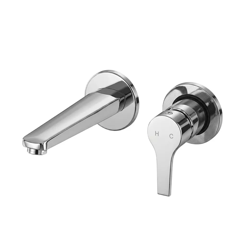 PLUMBER Ecoline Series Evion Range Exposed Set for Single Concealed Stop Tap with Basin Spout, EVN-UP18