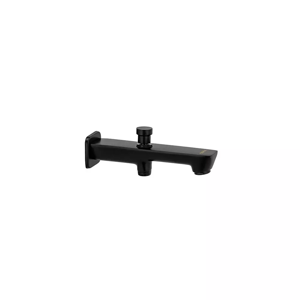 CERA Quarter Turn Ruby Bath Tub Spout Tap with Button Satin Black for Bathroom Use, F1005662SB