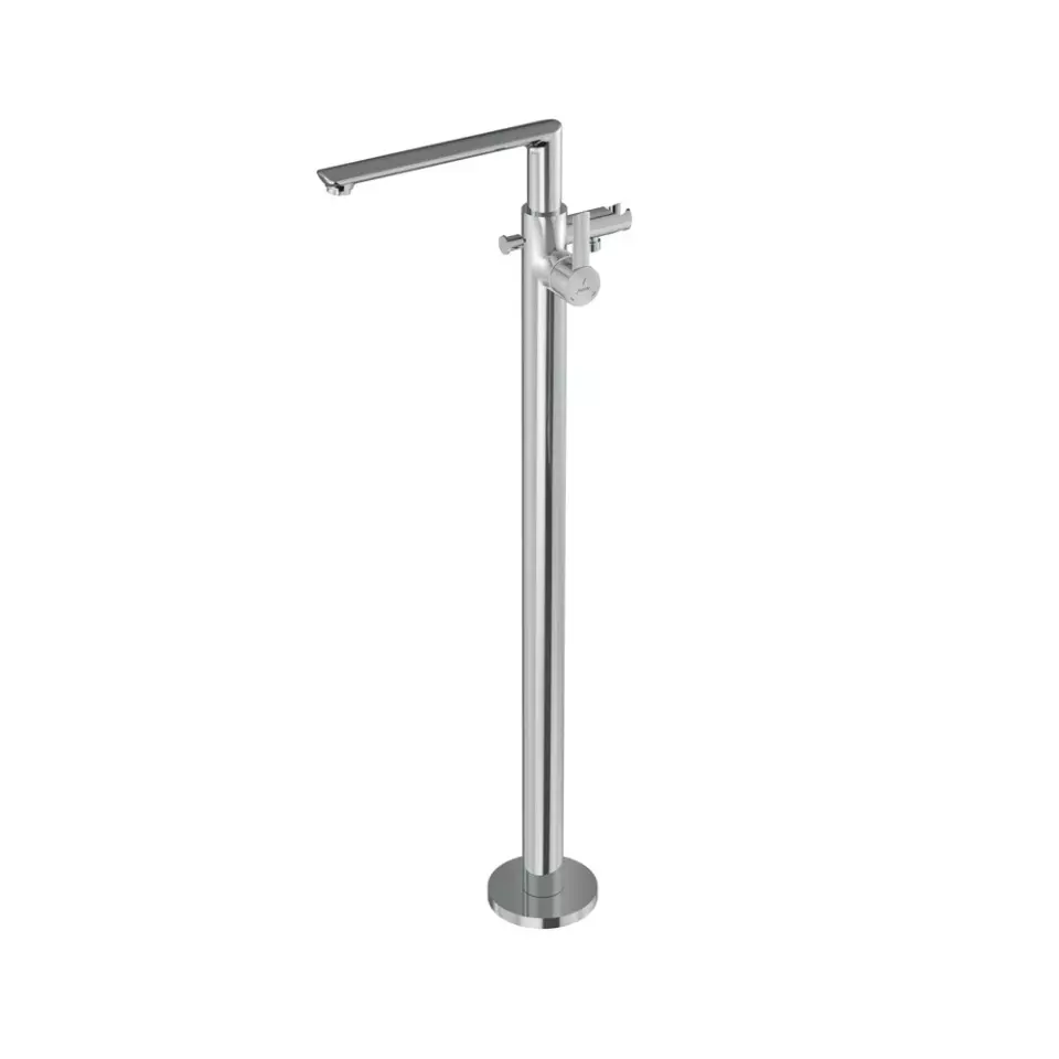 Jaquar Fusion Prime Single Lever Exposed Parts Kit without Hand Shower & Shower Hose Silver Stainless Steel for Hand Shower Use, FUP-CHR-29121KPM