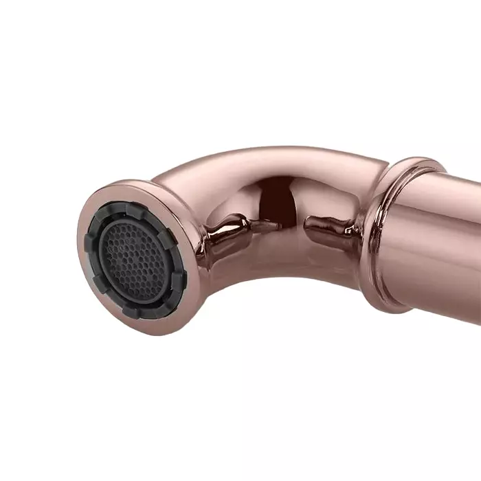 Aquieen  Rose Gold Brass Basin Mixer Tap, AQN 418