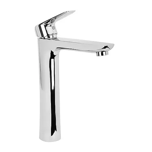 Hindware Fluid Basin Mixer Tap Brass Chrome Finish Silver, F400014