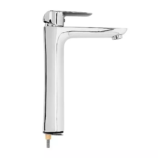 Hindware Fluid Basin Mixer Tap Brass Chrome Finish Silver, F400014