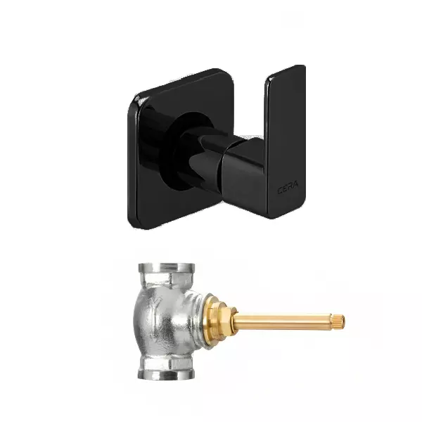 CERA Ruby Stop Cock for 15 mm Pipe Line with Inner Head, F1005351BM + F4050102 (Set of 2 Pcs)