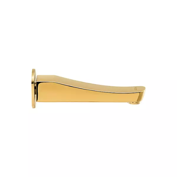 cera-perla-single-lever-wall-mount-bath-tub-spout-with-wall-flange-french-gold-f1012661fg