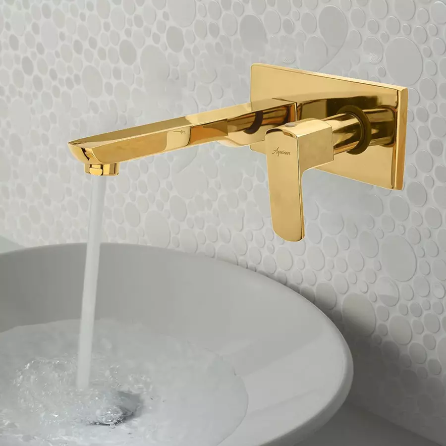 Aquieen Luxury Basin Tap Brass & Copper Chrome Finish Gold, AQN 919