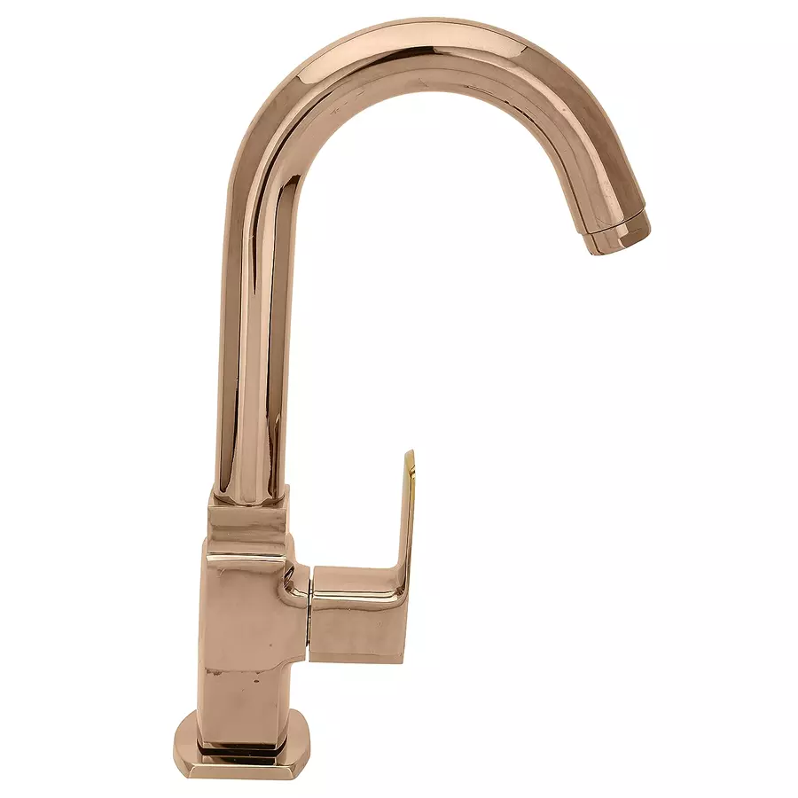 Aquieen Zura Basin Tap Brass & Copper Chrome Finish Rose Gold, AQN 971