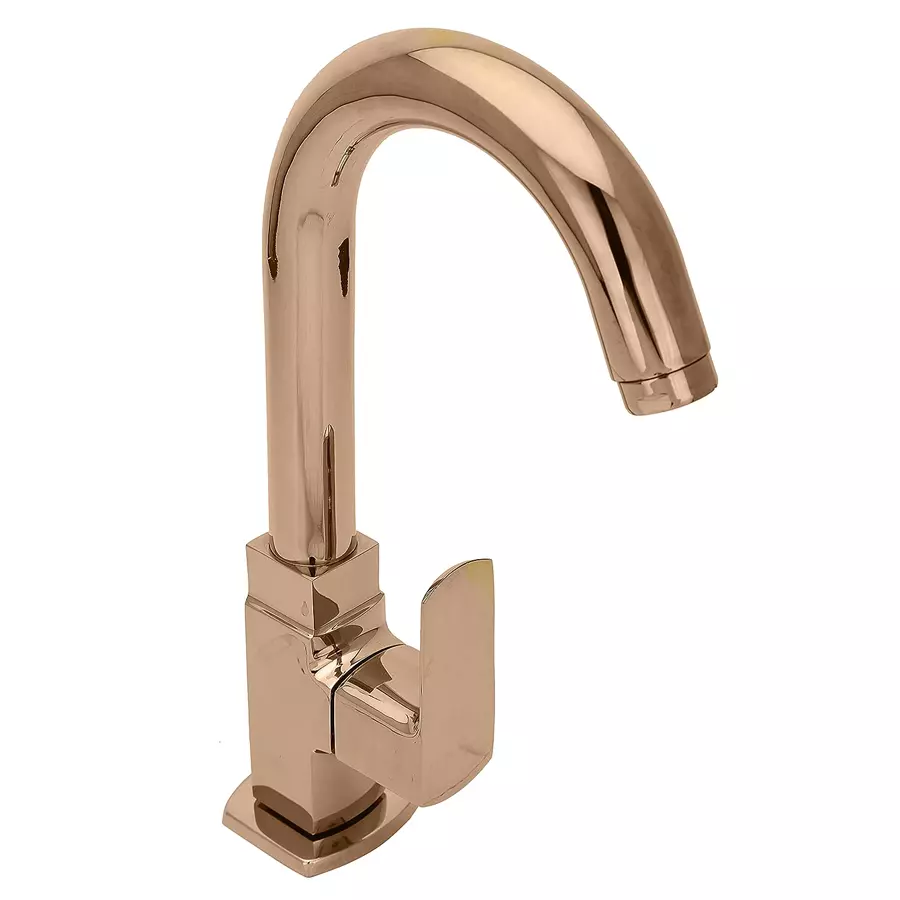 Aquieen Zura Basin Tap Brass & Copper Chrome Finish Rose Gold, AQN 971