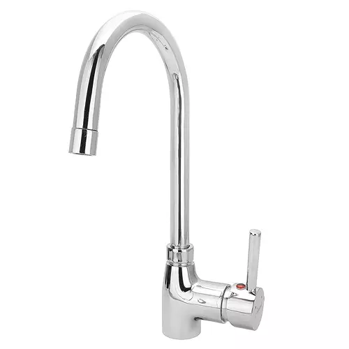 Aquieen Sink Mixer Tap Brass Chrome Finish Silver, AQN 804