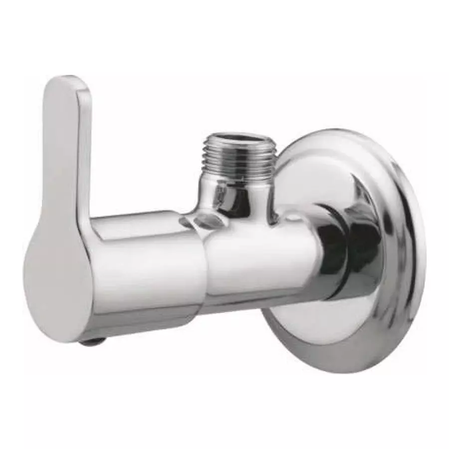 Fastgear Angle Valve Stainless Steel Chrome Finish Silver, FG2115 (Pack of 4)