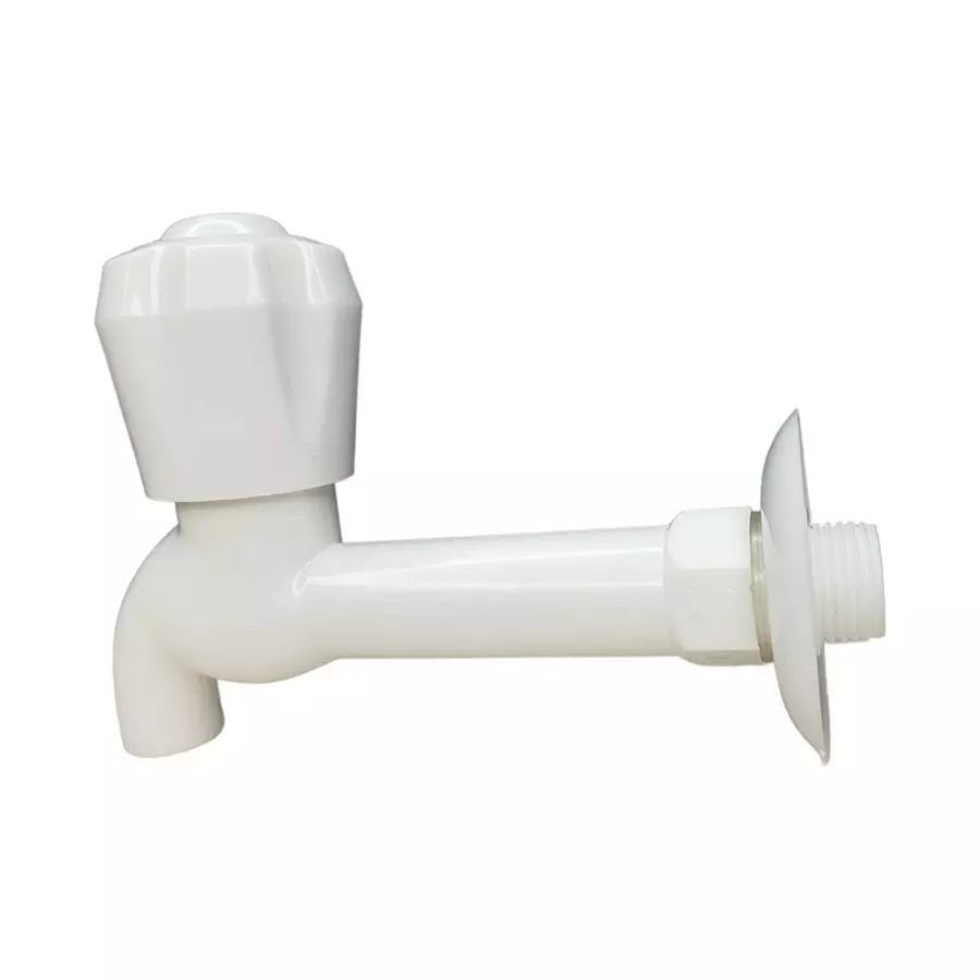 fastgear-bib-cock-pvc-chrome-finish-white-fg2367