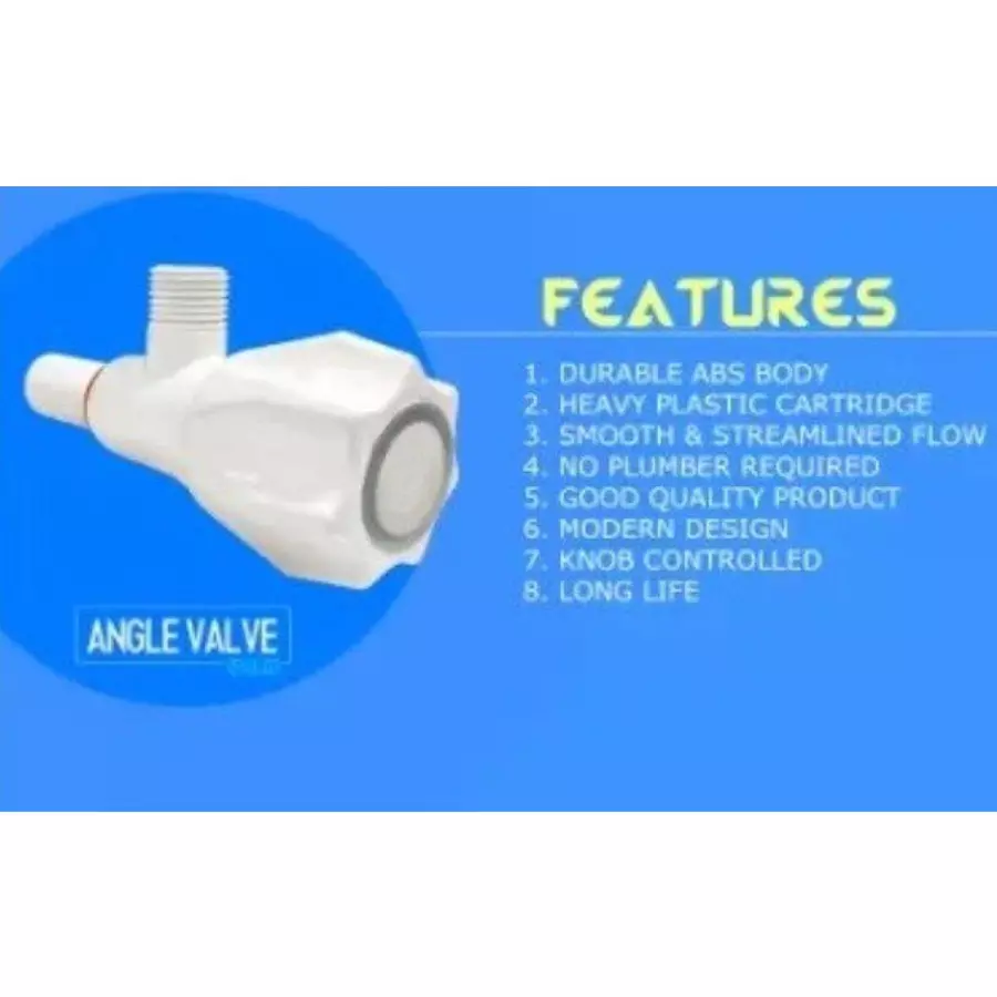 fastgear-angle-valve-plastic-chrome-finish-white-fg1039-pack-of-7