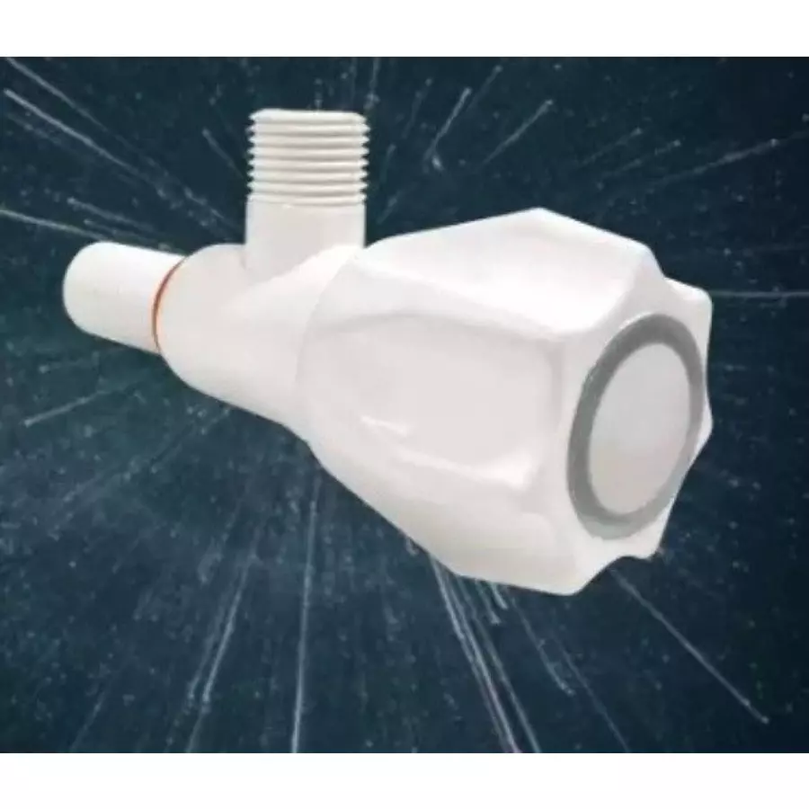 fastgear-angle-valve-plastic-chrome-finish-white-fg1039-pack-of-7