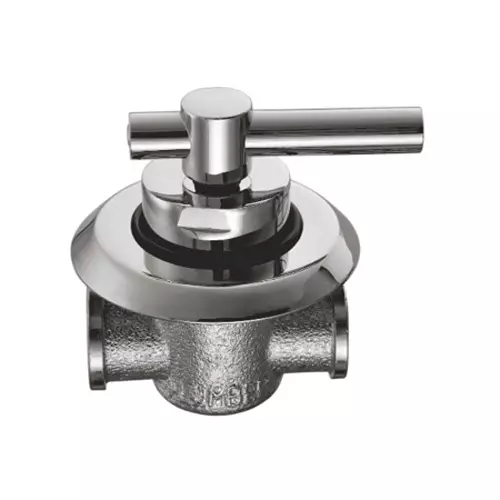 PLUMBER Full Flow Stop Cock Quarter Turn 15 mm also Suitable as Ball-Valve, UF-0415
