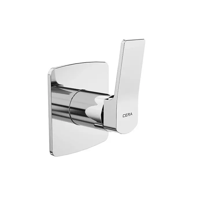 CERA Sylvina Flush Cock Quarter Turn Wall Mount Chrome Plating Chrome, F1021751