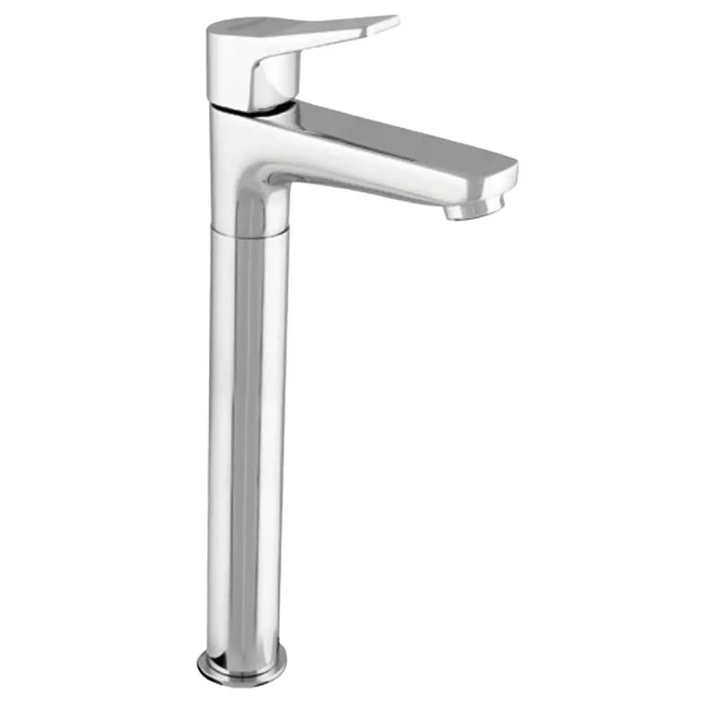 Parryware Tall Pillar Cock With Aerator Aqua Silver Chrome Finish, G5702A1GJ