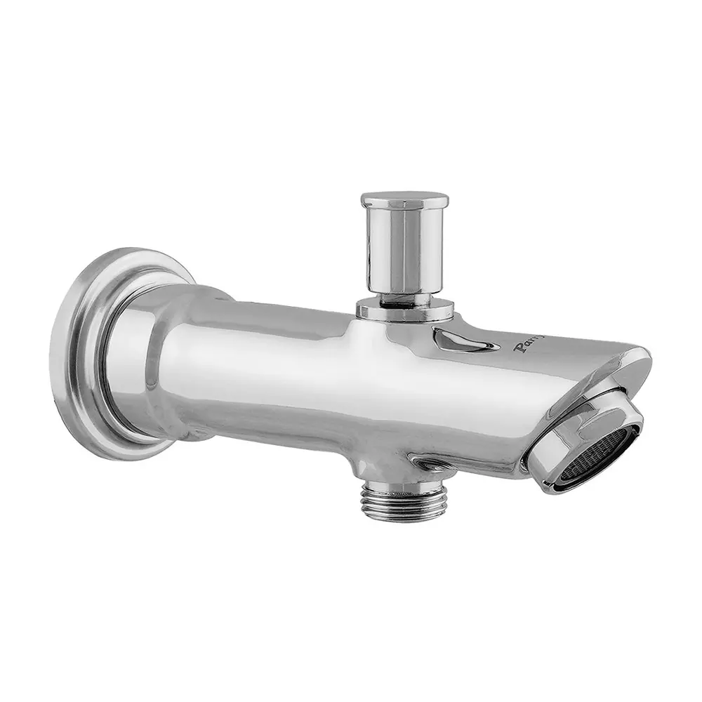 Parryware Spout with Diverter Agate Pro Silver Chrome Finish, G0628A1