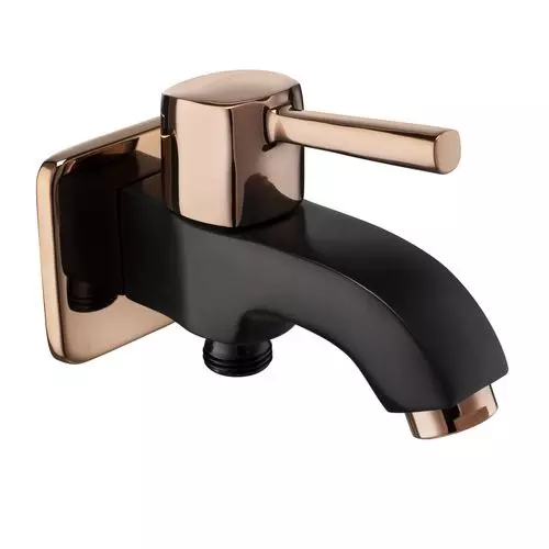 Somany Two way Bib Cock French Collection Diamante Series Mixed Black Wall Mount, 272211370261