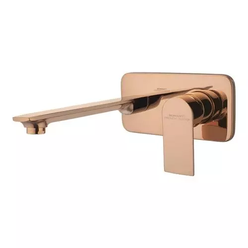 Somany Exposed Part of Concealed Basin Mixer & Handle For SLBM WM French Collection Elysees Series Rose Gold, 272111380111 + 272151380021