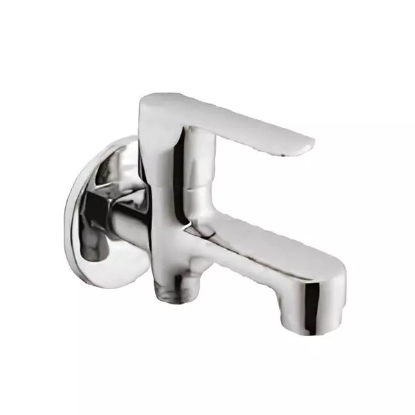 Somany Bib Cock Two Way Signature Collection Primus Series Chrome Finish Wall Mount, 272211440061