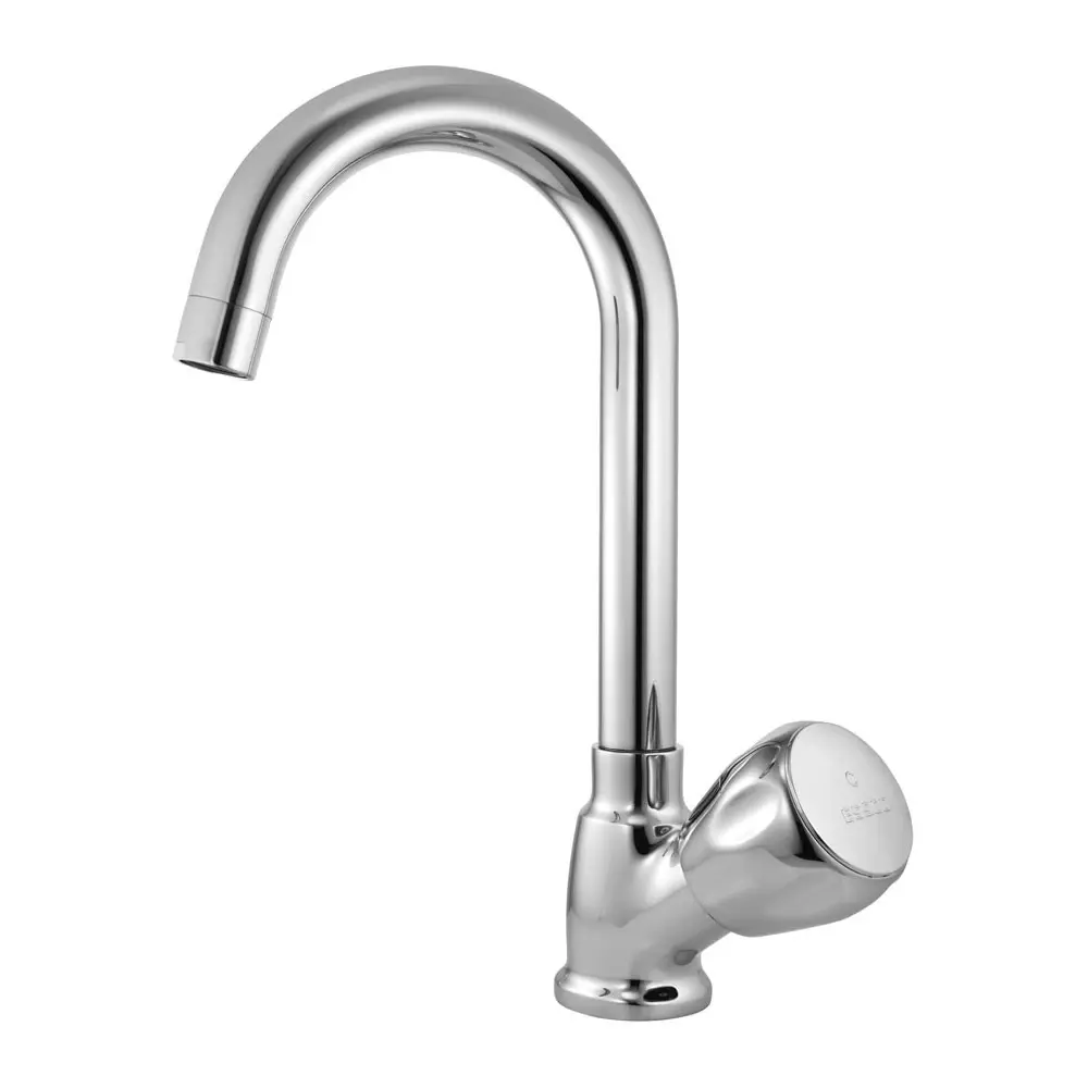 Essco by Jaquar Sink Cock Table Mount Chrome Finish with Swinging Pipe Spout, SQT-523S