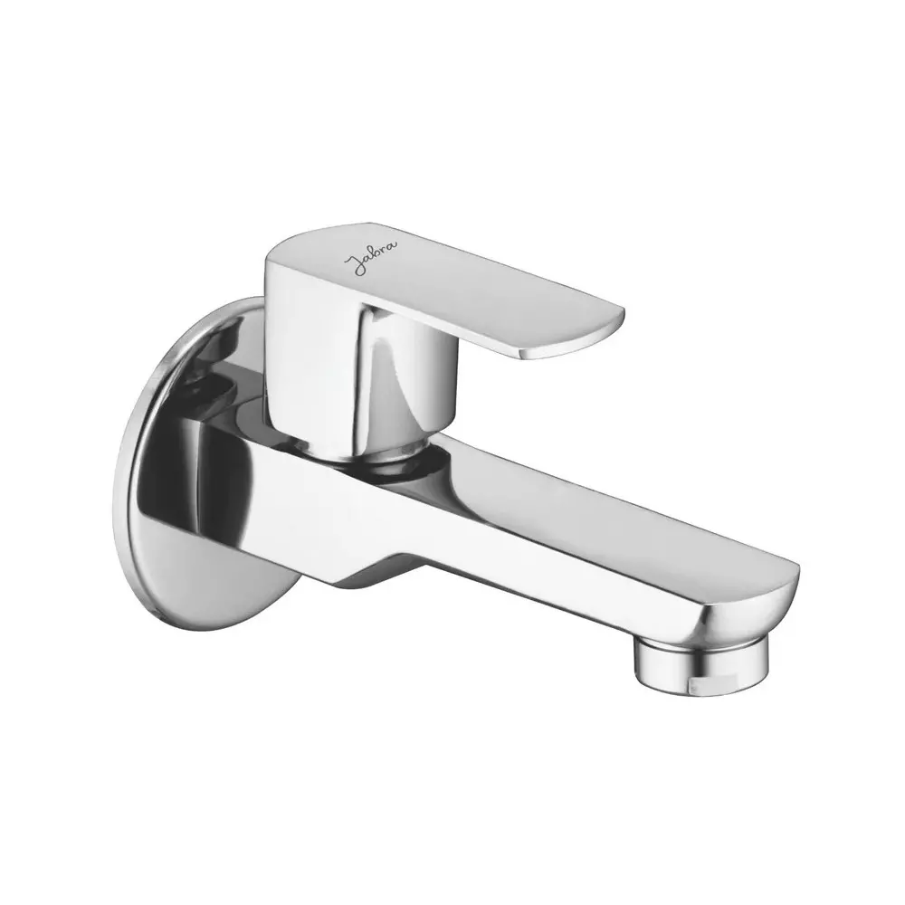 Jabra Bib Cock Qbix Series Brass Chrome Finish Wall Mount Silver