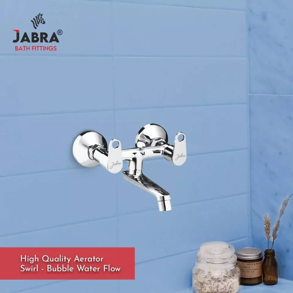 Jabra Non-Telephonic Mixer Sky Series Brass Chrome Finish Wall Mount Silver