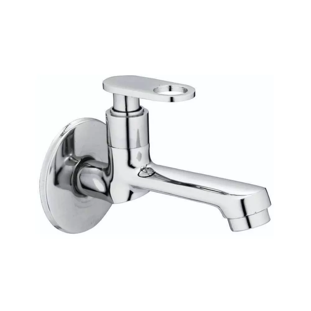 Jabra Long Body Cock Prime Series Brass Chrome Finish Wall Mount Silver
