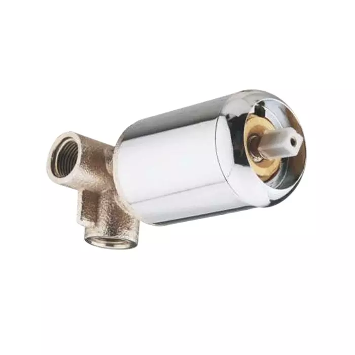 PLATO Cartridge Bottom Outlet 2 Inlet (1 Outlet) Wall Mount Silver, 307 A