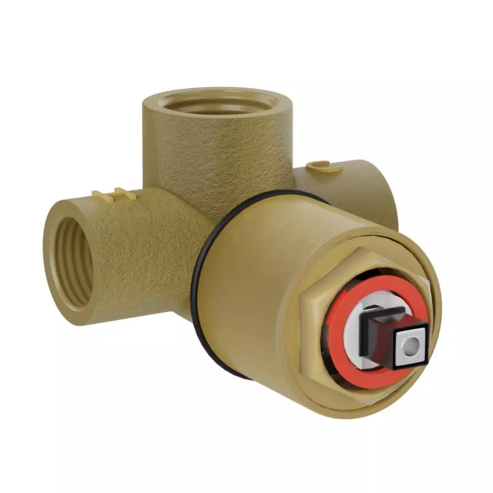 Jaquar Concealed Body Of Single Lever Shower Mixer Allied Series Brass Wall Mount, ALD-CHR-139