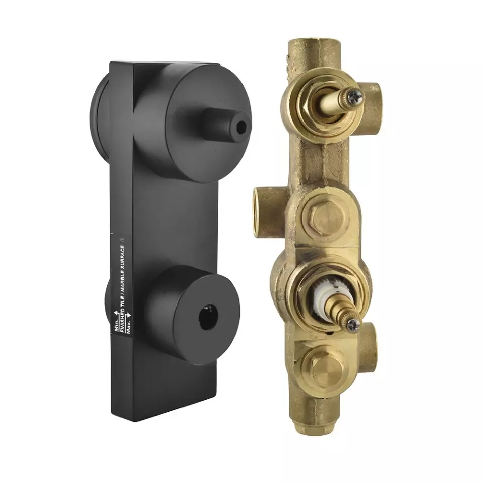Jaquar Concealed Body Of Thermostatic Shower Mixer Allied Series Brass Wall Mount, ALD-CHR-681N