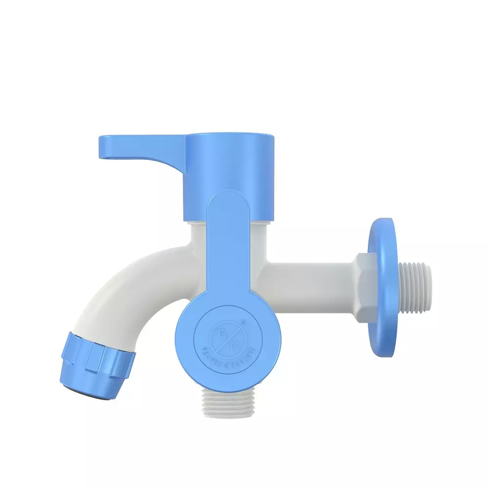 rn-foam-flow-2-in-1-bib-tap-with-flange-ptmt-white-blue-box-packaging-type-12-inch-15-mm-size-for-kitchen-bathroom-use-rnprb19a16